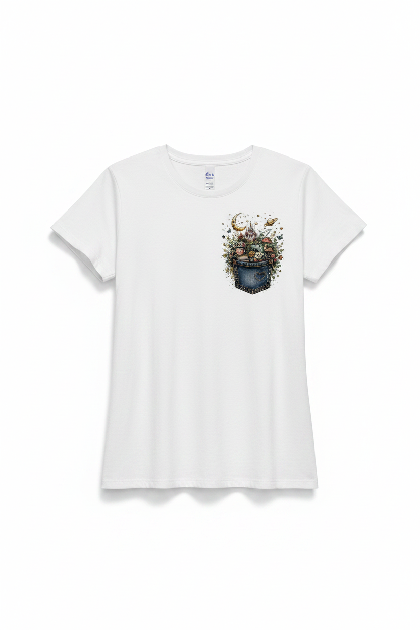 Pocket Universe women’s graphic tee